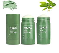 Green Mask Stick,Green Tea Purifying Clay Stick,Oil Control,Umisturizing,Deep Clean Pore for All Skin Type Women Men