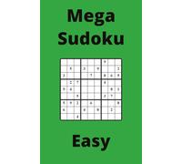 Green Mega Sudoku Book, 9x9 Puzzles, 100 Pages, 5x8, Easy