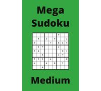 Green Mega Sudoku Book, 9x9 Puzzles, 150 Pages, 5x8, Medium