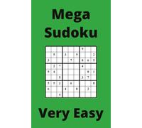 Green Mega Sudoku Book, 9x9 Puzzles, 150 Pages, 5x8, Very Easy