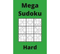Green Mega Sudoku Book, 9x9 Puzzles, 200 Pages, 5x8, Hard