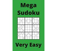 Green Mega Sudoku Book, 9x9 Puzzles, 200 Pages, 5x8, Very Easy