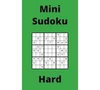 Green Mini Sudoku Book, 9x9 Puzzles, 150 Pages, 5x8, Hard