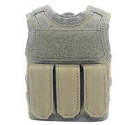 (Green) Mini Tactical Beer Bottle Vest Outdoor Drink Bottle Vests Christmas Gift