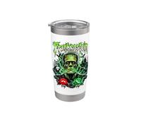 Green Monster Frankenstein chiama il telefono horror di Halloween Bicchiere termico in acciaio inox doppia parete