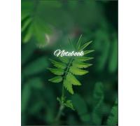 Green Nature - 80 Page Unruled Minimalist Plant Notebook
