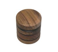 GREEN NOVICE ® Grinder in legno di alta qualità, 4 pezzi, tritatutto per erbe aromatiche, per tabacco, spezie, caffè, erbe aromatiche