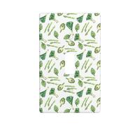 Green Onions - Placca da parete a forma di asparagi, 1 gang da parete, dimensioni standard 11,4 x 7 cm, copertura decorativa per interruttore della luce, in policarbonato termoplastico