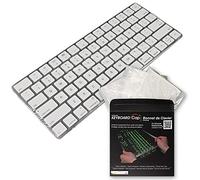 Green Onions Supply Copertura per tastiera completamente coperta, piatta, 0,025 mm, lavabile, impermeabile, anti-polvere, per tastiera wireless iMac Apple 2021, uso ospedaliero/dentista [confezione da