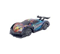(Green orange) Offroad climbing big wheel car childrens remote control car fallresistant stunt car