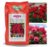 GREEN ORO FLOWERS AKI 24kg - Fertilizzante autunnale adatto per rose, fiori e piante ornamentali