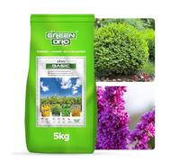 GREEN ORO ORO BASIC 5KG - Fertilizzante a lunga durata per lauroceraso, piante da siepe e piante amanti dell'alcalinità