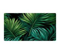 Green Palm Leaves-1866, tappetini da cucina deluxe per pavimento, lavabili in lavatrice e impermeabili, ad asciugatura rapida, antiscivolo, comodi tappetini con design retrò vintage
