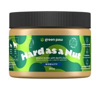 Green Paw Hard as a Nut 350g - Burro di arachidi con artiglio nero per cani