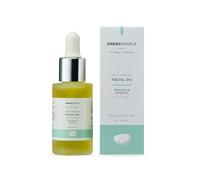 Green People Olio viso anti-età - Naturale e biologico con Gua Sha/Roller - Senza parabeni e alcool - Cruelty Free e Vegan, 30ml