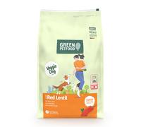 Green Petfood VeggieDog con lente rossa (1 x 10 kg), per adulti, cibo secco di alta qualità per cani adulti, 100% vegetariano, senza frumento, particolarmente compatibile con gusci di semi di psillio