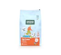 Green Petfood InsectDog High Protein con insetti e salmone (1 x 7,5 kg), per adulti, cibo secco di alta qualità per cani adulti attivi, con lenti rosse, piccola crocchetta, senza cereali, confezione