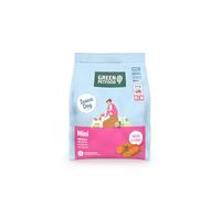 Green Petfood InsectDog Mini con insetti (1 x 900 g) | Adult Mini | cibo secco di alta qualità per cani adulti di piccola taglia | patate dolci e piselli | senza cereali | crocchette extra piccole |