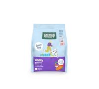 Green Petfood InsectDog Vitality con insetti e anatra (1 x 900 g), per adulti, cibo secco di alta qualità per cani adulti, senza glutine, con vitamina E & C, basso contenuto di grassi, confezione da 1