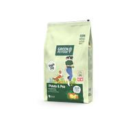 Green Petfood VeggieDog con patata e pisello (1 x 10 kg), per adulti, cibo secco di alta qualità per cani sensibili adulti, vegetariani e senza frumento, con deliziosa pasta di patata dolce
