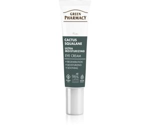 Green Pharmacy Cactus & Squalane Eye Cream trattamento idratante e illuminante per palpebre e occhiaie 15 ml