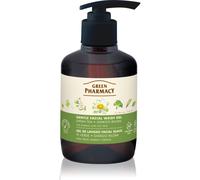 Green Pharmacy Green Tea Face Wash gel detergente delicato per pelli grasse e miste 270 ml