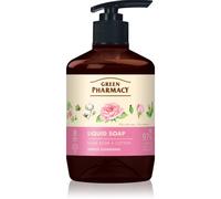 Green Pharmacy Musk Rose & Cotton sapone liquido per le mani 460 ml