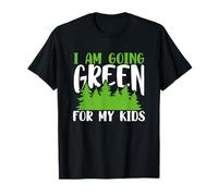 Green Planet STO diventando Verde per l'ambiente dei Miei Figli Maglietta
