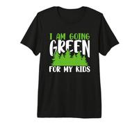 Green Planet STO diventando Verde per l'ambiente dei Miei Figli Maglietta Premium