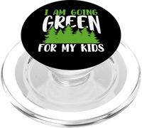 Green Planet Sto diventando verde per l'ambiente dei miei figli PopSockets PopGrip per MagSafe