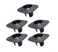 Green PVC Sprinkler Head Protector 5-Pack Anti-Mower(5pcs black) | Safeguards heads from mower blades, foot traffic, 5-pack green PVC, prevents costly repairs