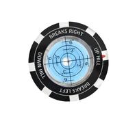 Green Reader - ABS Double Sided Portable High Precision Putting Training Tool 4x4x0.5cm Bubble Alignment Aid, Golf Practice Accessory | Putt Guide Ball Marker for Professionals Beginners Men Women