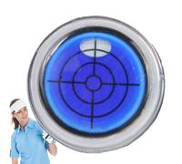 Green Reader - Marcatore per palline da golf, portatile, magnetico, allineamento ad alta precisione, attacco a clip per cappello, miglioramento della precisione 'allenamento del golf, 2,4 x 1,5 cm