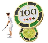 Green Reading Putting Aid, Golf Marker Accessories, Putting Position Markers, Golf Training Aids, Innovative Green Reading Putting Aid with a Double-Sided Chip Design That Provides Convenient Position