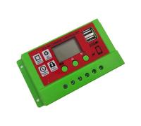Green+Red solar controller 12v2v photovoltaic power generation solar charging and discharging control system(10A)