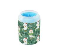 Green Six Playful Bird Pulitore portatile per cani e gatti con spazzola in silicone per piedi morbidi, per cani di taglia piccola, media e grande