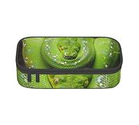 Green Snake Astuccio speciale per ragazze ragazzi, astuccio grande per matite grande astuccio per matite, astuccio per matite per cancelleria per studenti con cerniera per scuola e lavoro d'ufficio