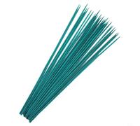 Green Split Canes - Paletti di supporto per piante, 38 cm, 25 pezzi, colore | , 38cm lunghezza, verde tinto, liscio per superficie, senza schegge, confezione da 25