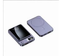 Green Springtok Power Bank magnetico ultrasottile da 10000 mAh, compatibile con iPhone e Android, caricabatterie portatile compatto