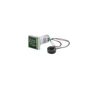(Green-Square45207) Voltmetro digitale a LED quadrato Ac 50-500v 0-100a Amperometro 110v 220v Tensione