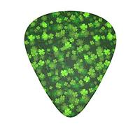 Green st patricks Day Confezione da 12 plettri per chitarra, include calibri sottili, medi e pesanti 3 misure per plettri elettrici per chitarra acustica