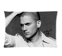Green-Store Custom Wentworth Miller Poster Home Decorative Pillowcase Pillow Case Cover 20*30 Two Sides Print
