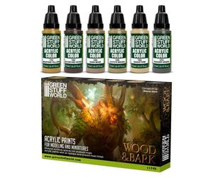 Green Stuff World 8435646512457ES Set Colori - Legno e Corteccia