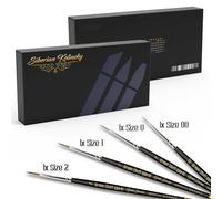 Green Stuff World 8436574509137ES Set di Pennelli Gold Series Kolinsky