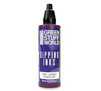 Green Stuff World Inchiostro a immersione, 60 ml, vernice per modellini ad alto contrasto (viola granato)