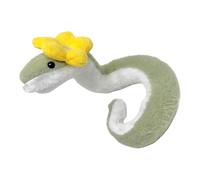 Green Stuffed Snake Plush - 15.75in Soft Wrap-Around Hugger Doll | Year of the Snake Celebration Mascot Toy, Room Table Ornament | Cute Serpent plushei for Boys, Girls, Birthday, Play, Gift, Festival
