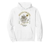 Green Swamp Florida Moto Ride Design Distressed Felpa con Cappuccio