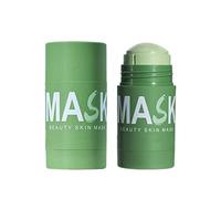 Green Tea Purifying Clay Face Mask Stick Deep Cleansing Oil Control Anti-Acne Solid Mask, Hydrating Blackhead Remover Facial Mask Repair and Shrink Pores