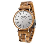 Green Time Orologio Legno Botti Barrique Numeri Romani Lancetta Secondi Cavatappi ZW132I 5ZH1MFM