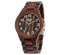 Green Time Orologio Legno Sandalo Rosso SoloTempo ZW021P 4KJ3QFM